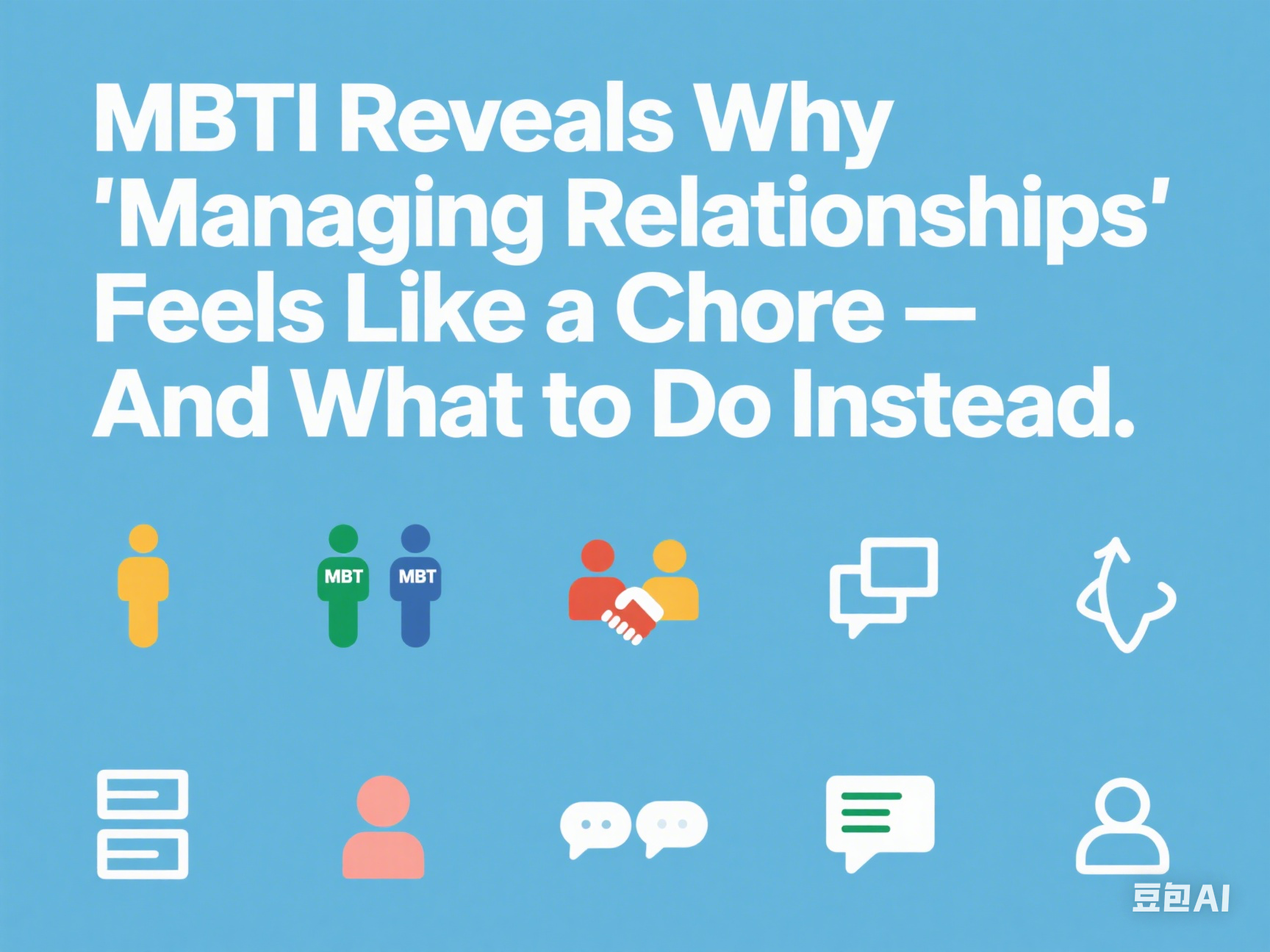MBTI Reveals Why 'Managing Relationships' Feels Like a Chore – And What to Do Instead